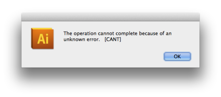 Useless Error Message